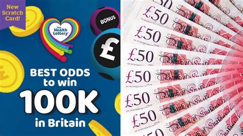 The Health Lottery Scratchcards .